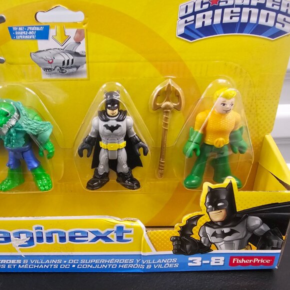 Imaginext DC Super Friends Heroes and Villians Figure Pack - Picture 4 of 5
